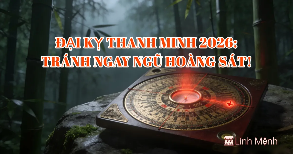Lưu Ý Tiết Thanh Minh 2026: Tránh Ngũ Hoàng Sát & Giờ Xuất Hành Chuẩn Phong Thủy