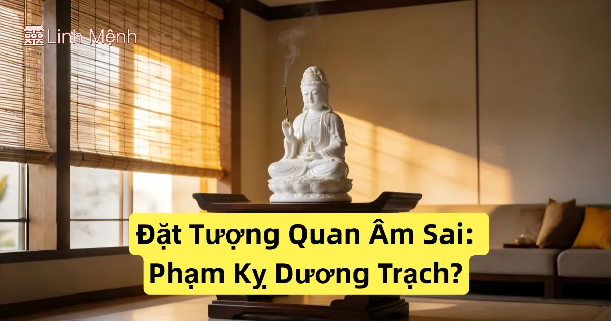 Hướng Dẫn Phong Thủy Dương Trạch: Vị Trí & Tọa Hướng Đặt Tượng Quan Âm